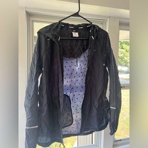 Nike Running black windbreaker jacket
